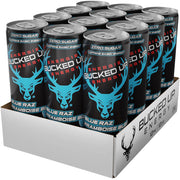 Bucked Up Blue Raz Energy Drink 355ML- Canada Edition - Beverage - Case of 12 - BB: N/A - Extreme Snacks Wholesale