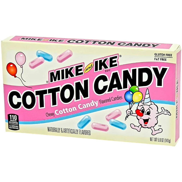 Mike & Ike Cotton Candy Theater Box 120G- U.S Edition - Candy - Case of 12 - BB: N/A - Extreme Snacks Wholesale
