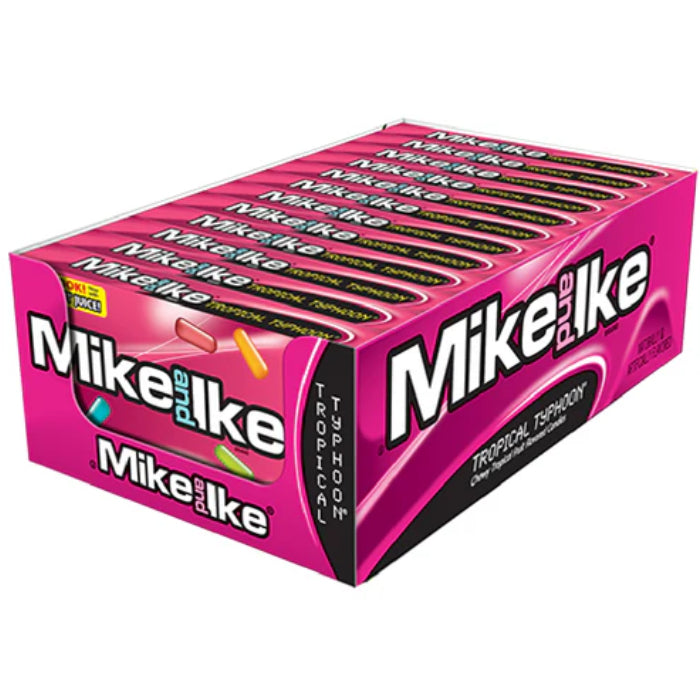 Mike & Ike Tropical Typhoon Theater Box 120G- U.S Edition - Candy - Case of 12 - BB: N/A - Extreme Snacks Wholesale
