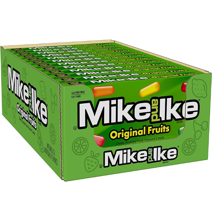 Mike & Ike Original Fruits Theater Box 120G- U.S Edition - Candy - Case of 12 - BB: N/A - Extreme Snacks Wholesale