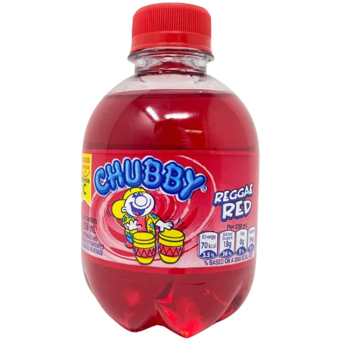 Chubby Reggae Red Cola Soda 250ML - Trinidad Edition - Beverage - Case Of 24 - BB:N/A - Extreme Snacks Wholesale