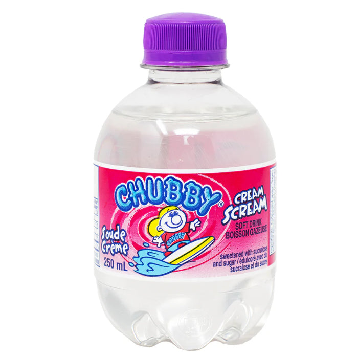 Chubby Cream Scream Soda 250ML - Trinidad Edition - Beverage - Case Of 24 - BB:N/A - Extreme Snacks Wholesale