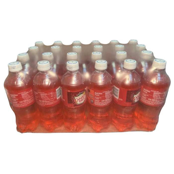 Canada Dry Cranberry Soda Bottle 591ML - U.S Edition - Beverage - Case Of 24 - BB: N/A - Extreme Snacks Wholesale