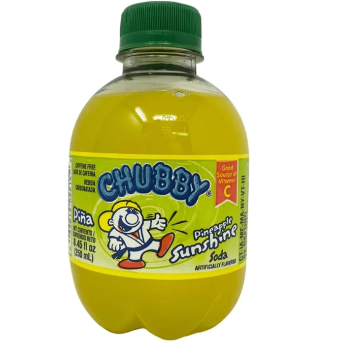 Chubby Pina Pineapple Soda 250ML - Trinidad Edition - Beverage - Case Of 24 - BB:N/A - Extreme Snacks Wholesale