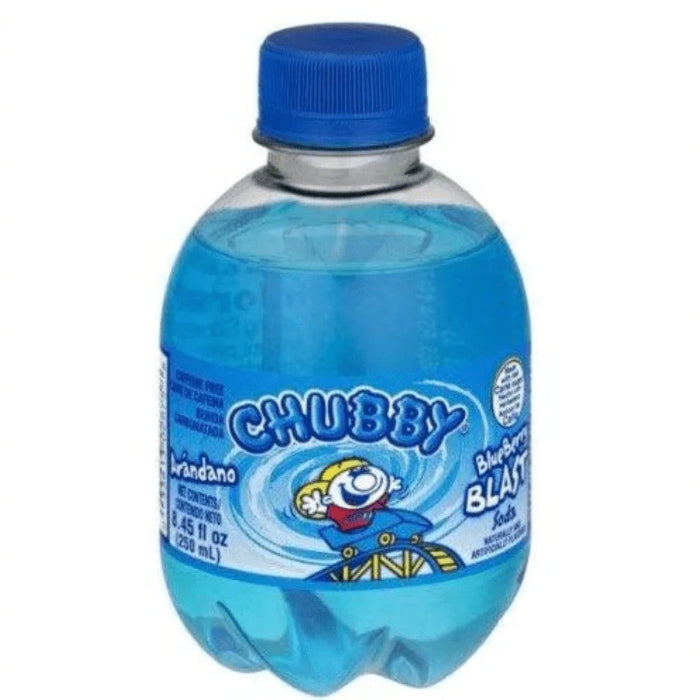Chubby Blueberry Blast Soda - Trinidad Edition - Beverage - Case Of 24 - BB:N/A - Extreme Snacks Wholesale