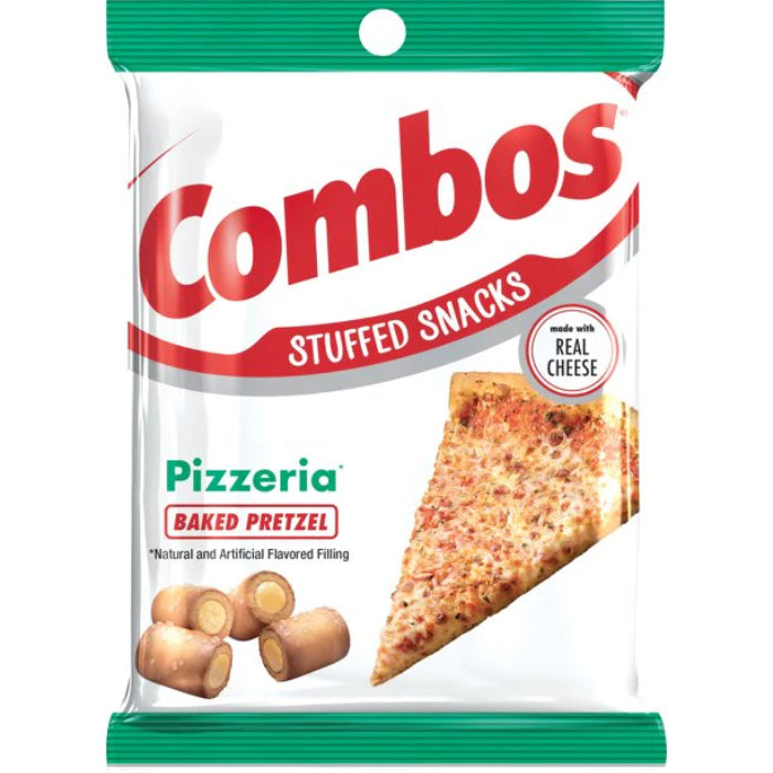Combos Snack Pizzeria Baked Pretzel 178.6G - U.S Edition - Snack - Case Of 12 - BB: N/A - Extreme Snacks Wholesale