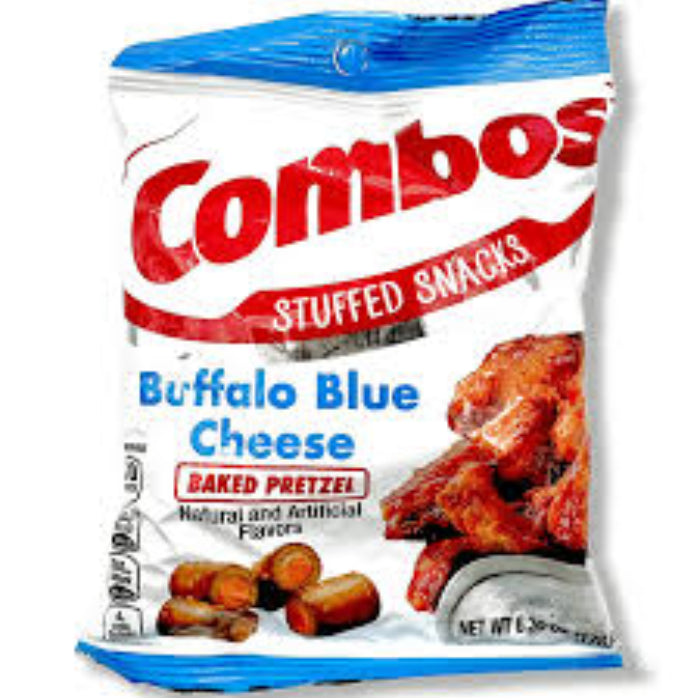 Combos Snack Buffalo Blue Cheese 178.6G - U.S Edition - Snack - Case Of 12 - BB: N/A - Extreme Snacks Wholesale