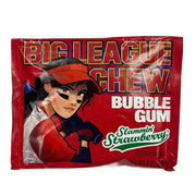 Big League Chew Bubble Gum Slammin' Strawberry - U.S Edition - Candy - Case of 12 - BB: N/A - Extreme Snacks Wholesale