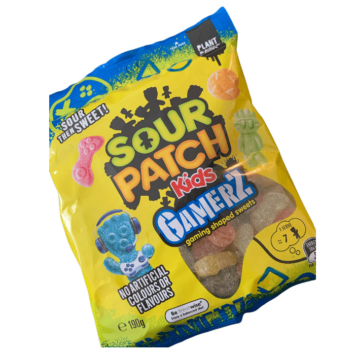 Sour Patch Kids Gamerz Candy Bag 190g - Australia Edition - Candy - Case of 20 - BB: N/A - Extreme Snacks Wholesale