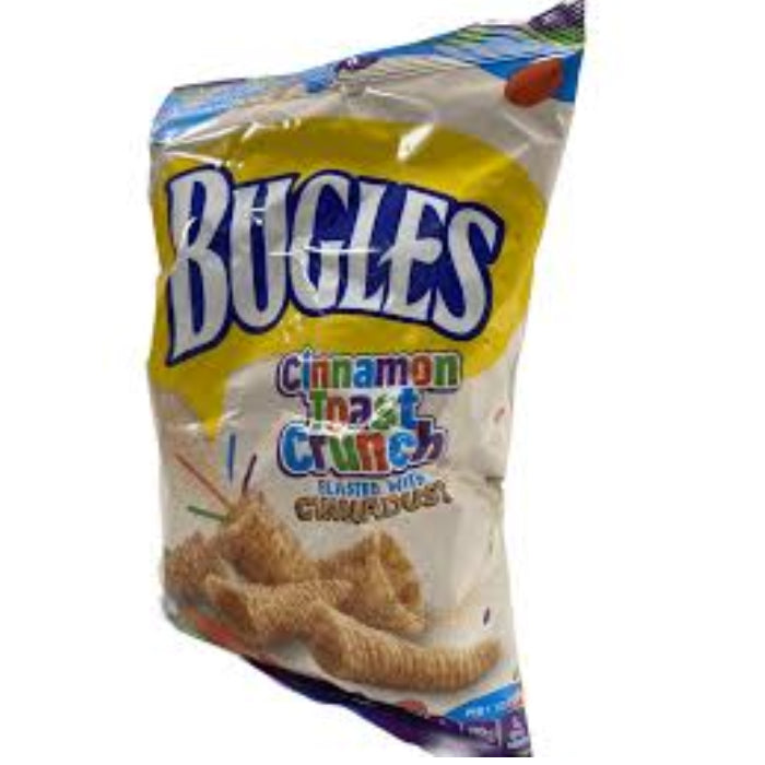 Bugles Cinnamon Toast Crunch 85g - U.S Edition - Chips - Case of 6 - BB: N/A - Extreme Snacks Wholesale