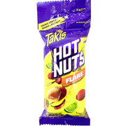 Takis Hot Nuts Flare 90G, Case Of 12 - Canadian Edition - Corn Nuts - Pallet (120 Cases) - BB: Fresh Date