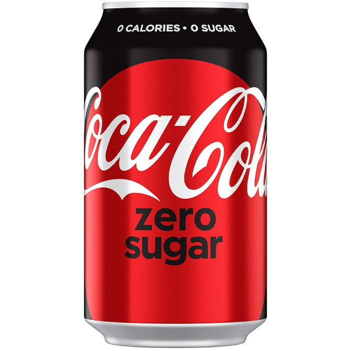 Coca Cola Zero Sugar, 355 ml cans, 12 pk - Canada Edition - Beverage - Pallet - BB: Fresh Date