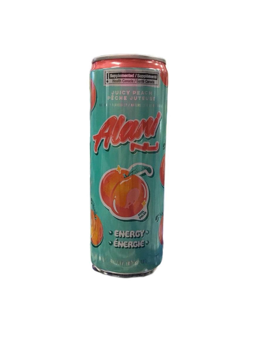 Alani Nu Juicy Peach Flavour 355ML - Canada Edition - Beverage - Case of 12 - BB: 03/27