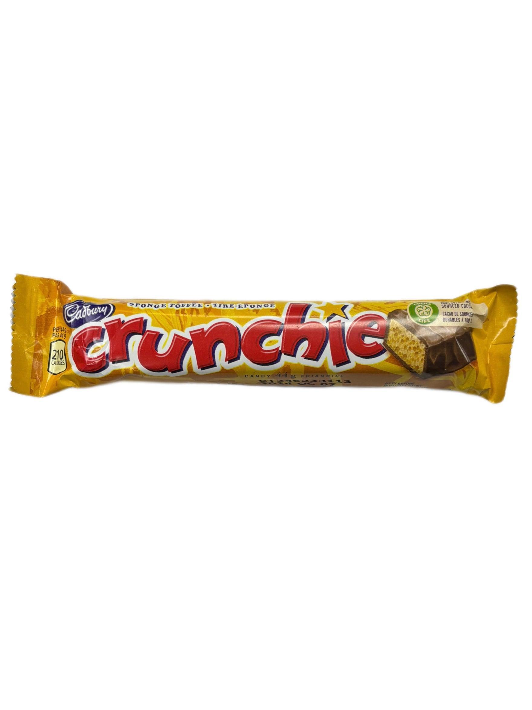 Cadbury Crunchie Bar 44g - Canada Edition - Chocolate - Case of 24 - BB: N/A