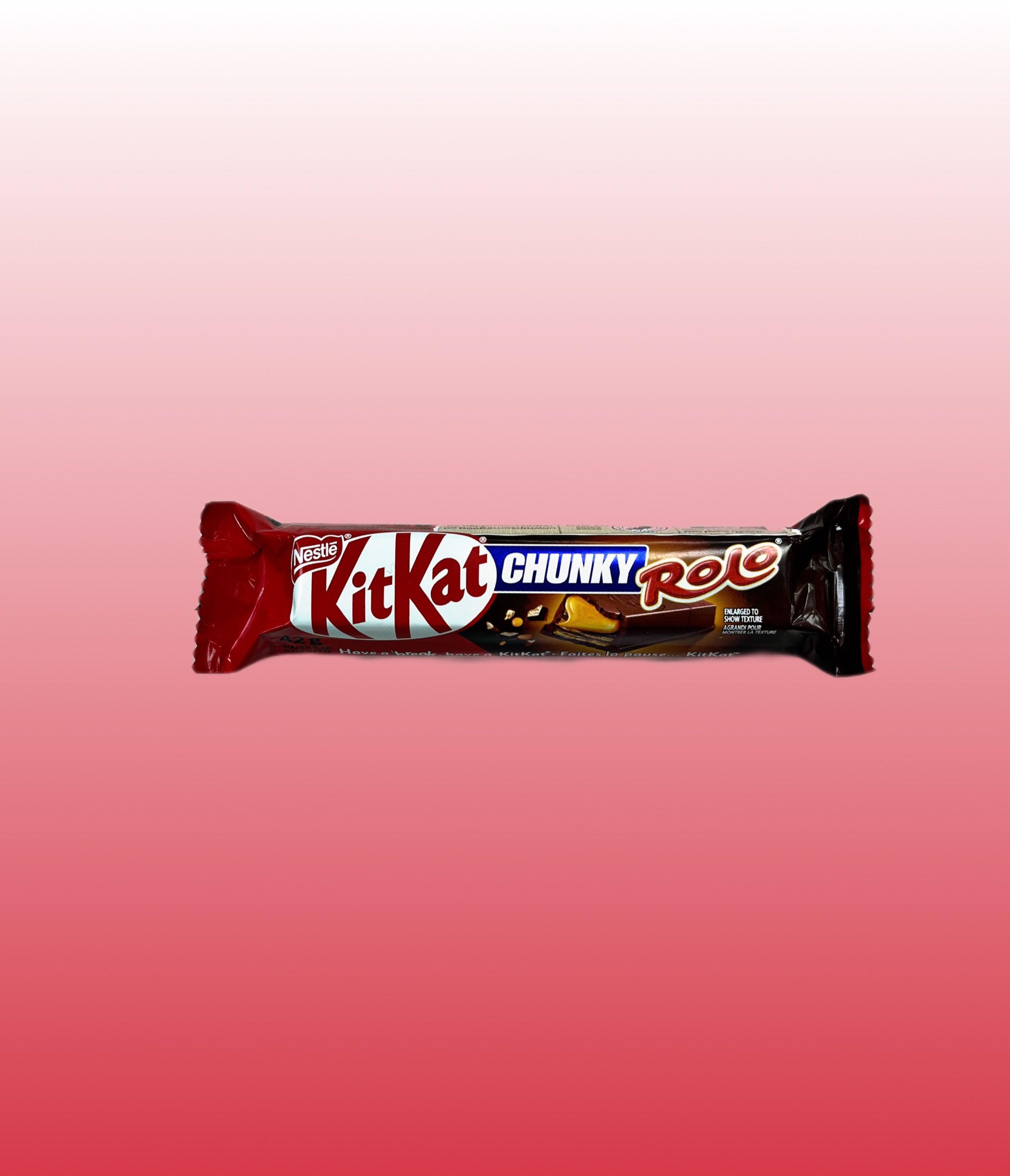 Kit Kat Chunky Rolo 42g - Canada Edition - Chocolate - Case of 24 - BB: N/A